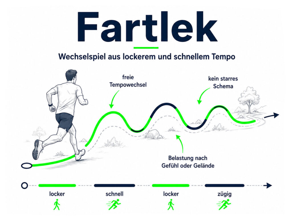 Fartlek - Glossar-Infografik