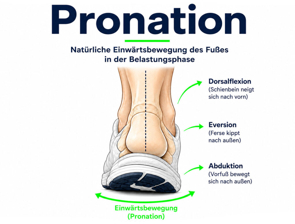 Pronation: Glossar-Infografik